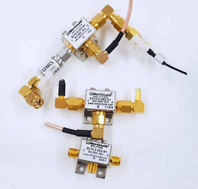 7 Pcs Mini-Circuits 1522 ZX10-2-252-S+ 500-2500 MHz 2-Way Power