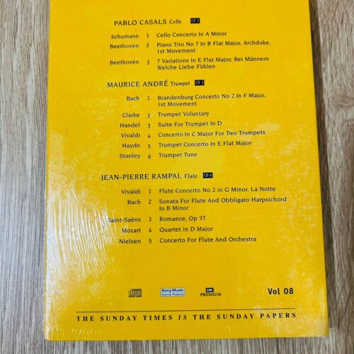 The Sunday Times Music Collection Great Soloists 4CD Set Vol. 8 | NEW & SEALED - Picture 4 of 6