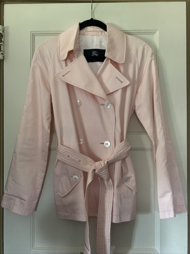 Authentic BURBERRY Light Pink Raincoat 