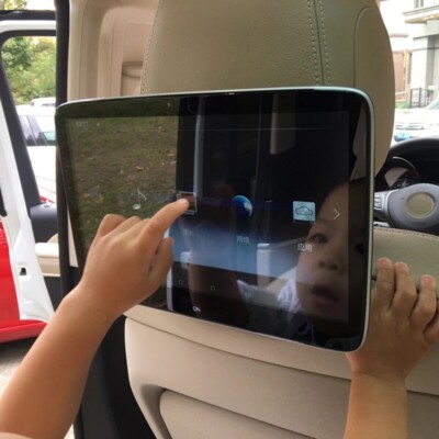 Rear Seat Entertainment System For Mercedes Benz ML 320 Car TV Headrest Monitor