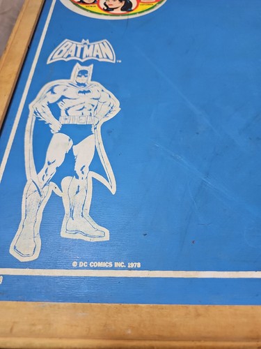 RARA TAVOLA VINTAGE KING N. 367 JUSTICE LEAGUE OF AMERICA 32"X22"" LAVAGNA 1978 - Foto 14 di 17