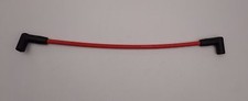 Coil Wire 8mm Spiral Core-(2) 90 Degree Female Boots RED Packard Wire USA MADE