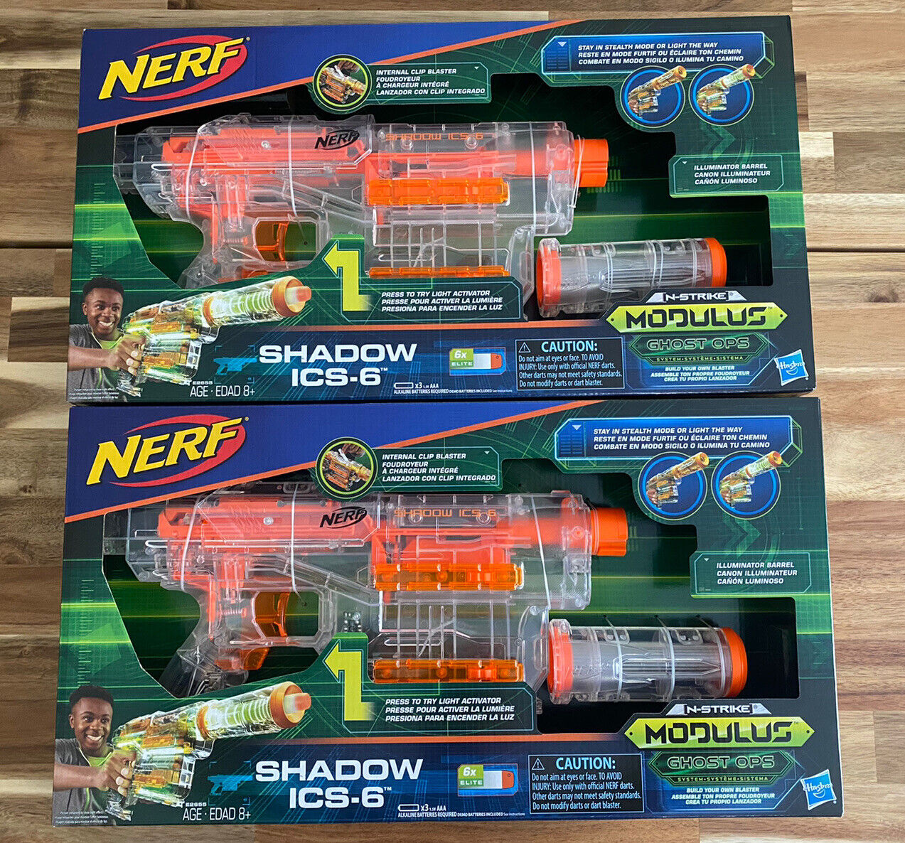 NERF Modulus Ghost Ops Shadow ICS-6 