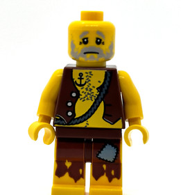 Pirate Castaway anchor tatoo Pirates Lego Minifigure Loot Island 6241