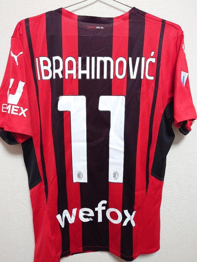 Ibrahimovic #11 M AC MILAN 2021 2022 HOME Maglia CALCIO