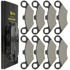 Brake Pads for Polaris Atp 500 HO 4X4 2004 2005 Front Rear Brakes