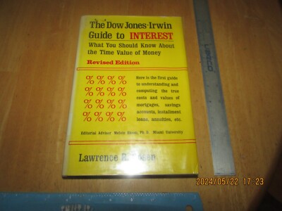 The Dow Jones-Irwin Guide to Interest by Lawrence R. Rosen (1981, Hardcover)