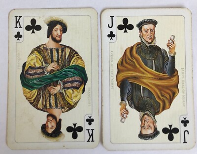 English Royalty King Francois. James Earl. Rare Mary Scots Playing SWAP  CARDS x2 | eBay