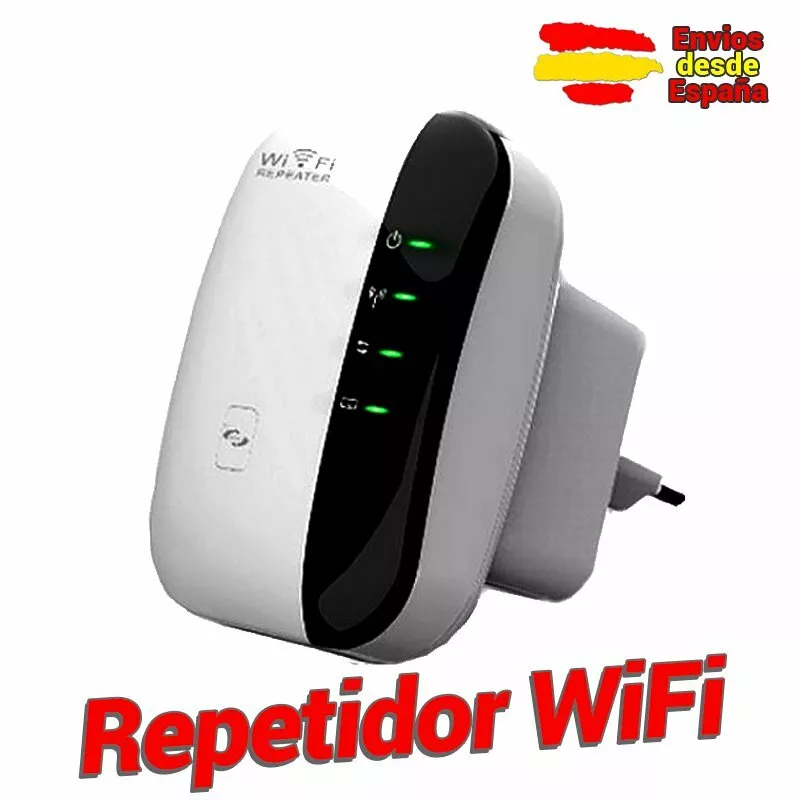 Repetidor amplificador señal WiFi WR03 inalambrico largo alcacnce WPS  interior