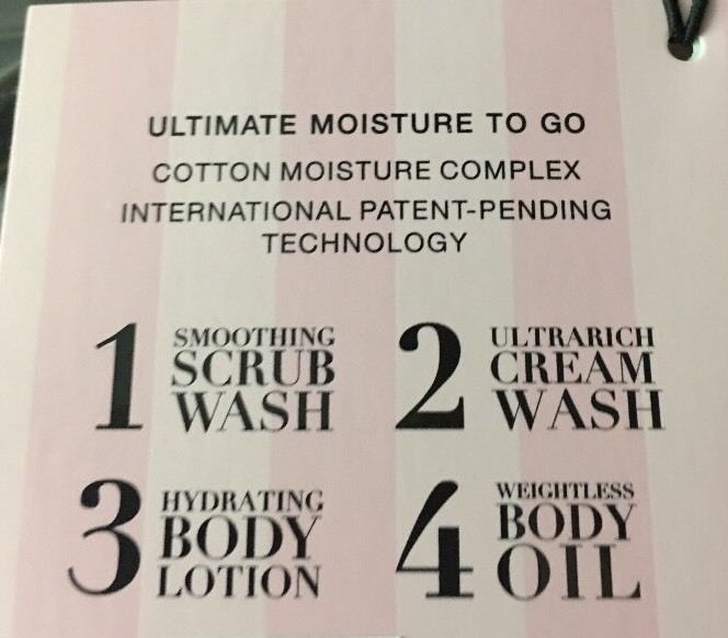 New Victoria Secret's Body Care Travel Set ACAI Body Oil, Lotion, Wash, Scrub