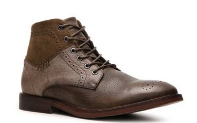 74% OFF NEW ROBERTO VASI Samuel  Boots Brown Combo size 8.5  retail $185