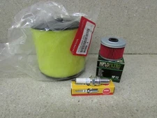 00-06 HONDA TRX350 RANCHER 350 TUNE UP KIT OEM AIR FILTER OIL FILTER SPARK PLUG