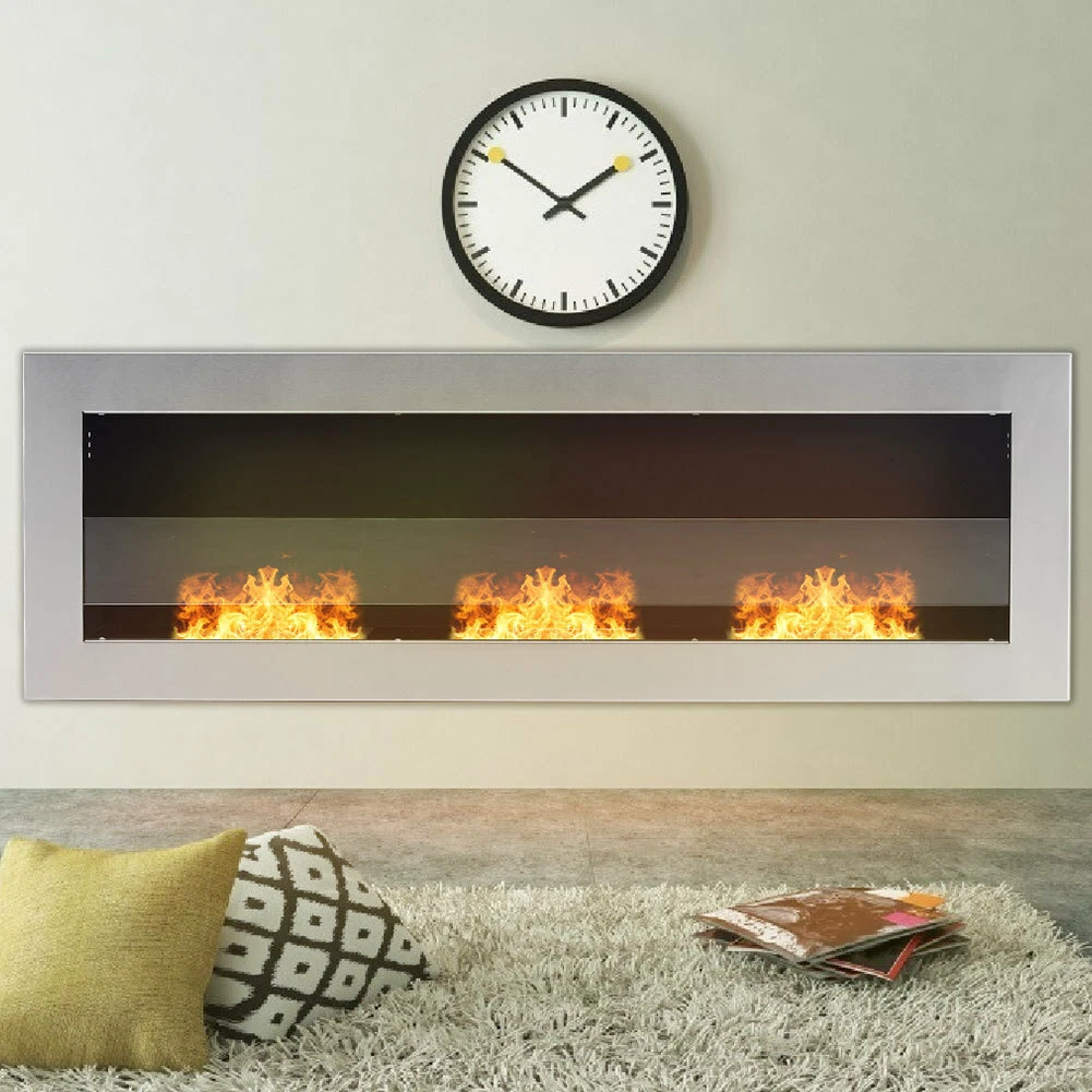 Modern Bio Ethanol Fireplace Biofire Fire Mounted On the Wall or Recessed  Burner | eBay