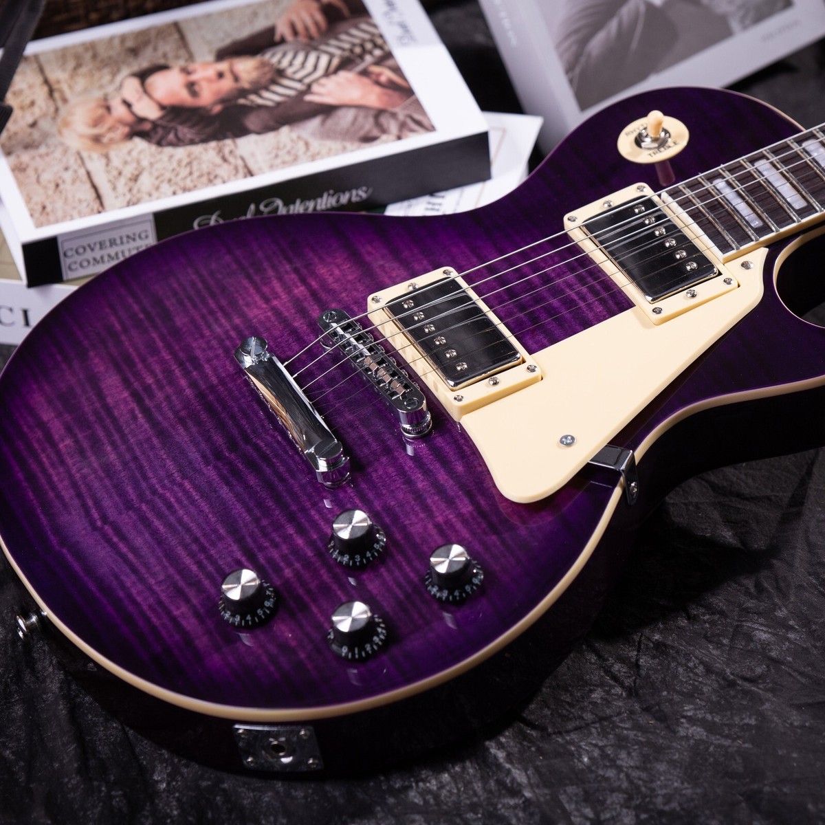 Grote LP Electric Guitar: Solid Mahogany Body LPYS-006