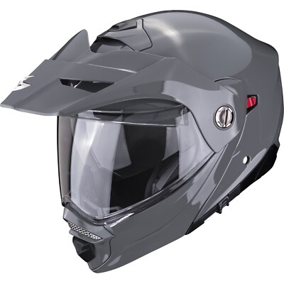 Scorpion Motorcycle Helmet ADX 2 Solid Size M Flip-Up Enduro Helmet Gray