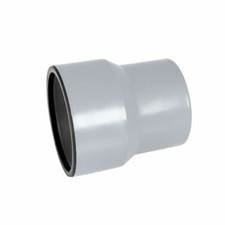 Trapper 50mm with Gasket Drain Coupling with Rubber Soil Waste Pipe Connector