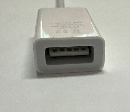 Original Apple - Adaptador USB-C a USB MJ1M2AM/A Modelo # A1632 Blanco - Imagen 9 de 9