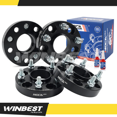 4x 25MM Hubcentric Wheel Spacer 5x114.3 66.1mm Bore M12x1.25 for Nissan Infiniti