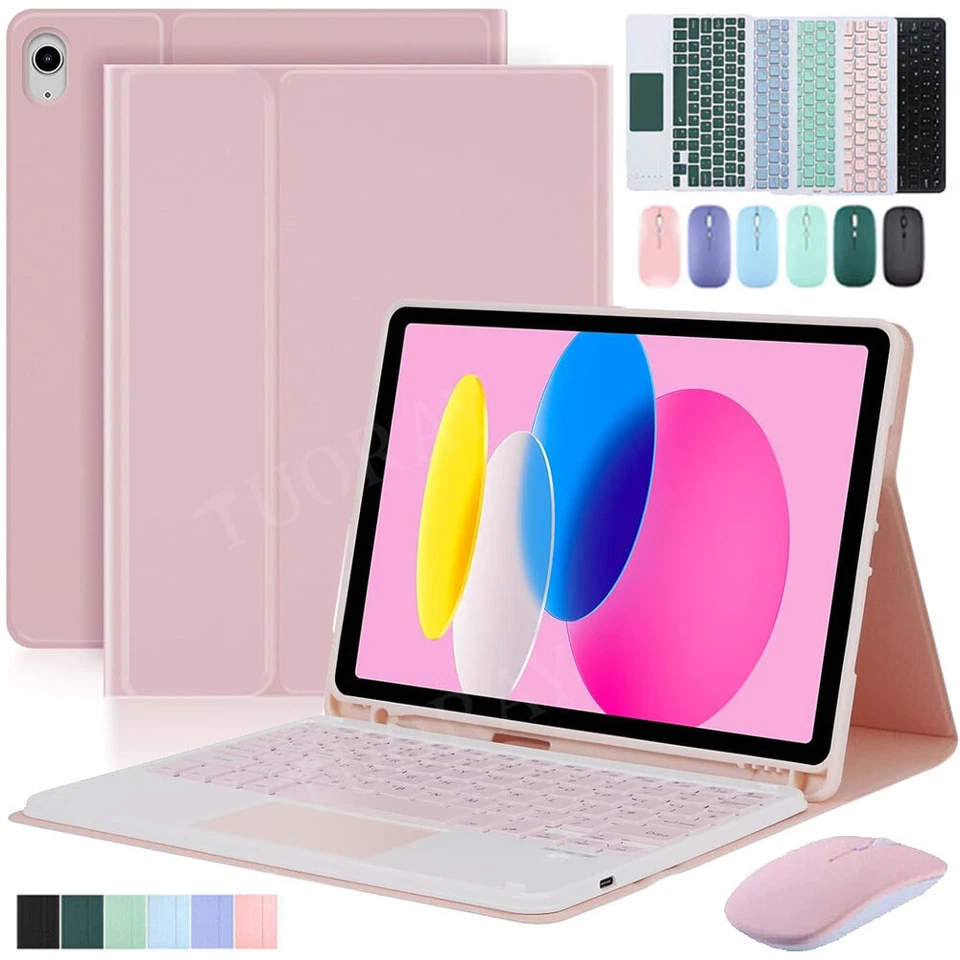 Touchpad Keyboard Case Mouse For iPad 11th 11" A16 2025 Gen M3 Air 6 5 4 Pro 11 - Image 2 of 4