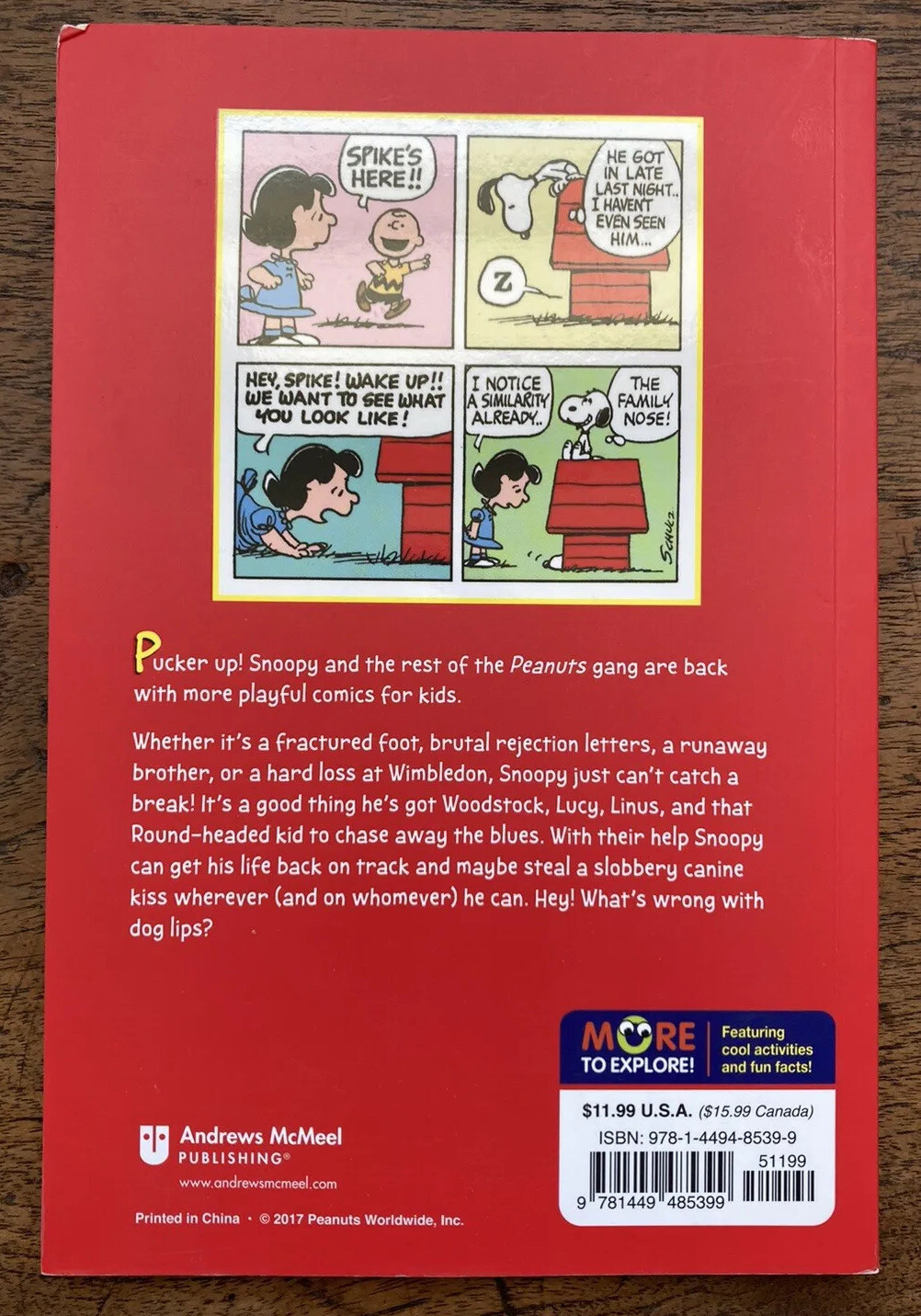 Snoopy Whats Wrong with Dog Lips PEANUTS AMP Series Book 9 A Peanuts