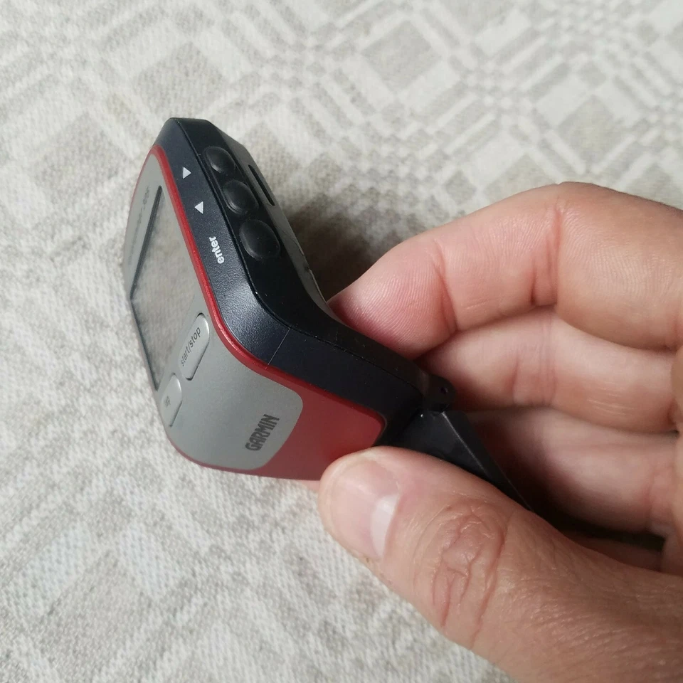 Garmin Forerunner 305 Red GPS Watch Parts Only Untested - Image 2 of 4