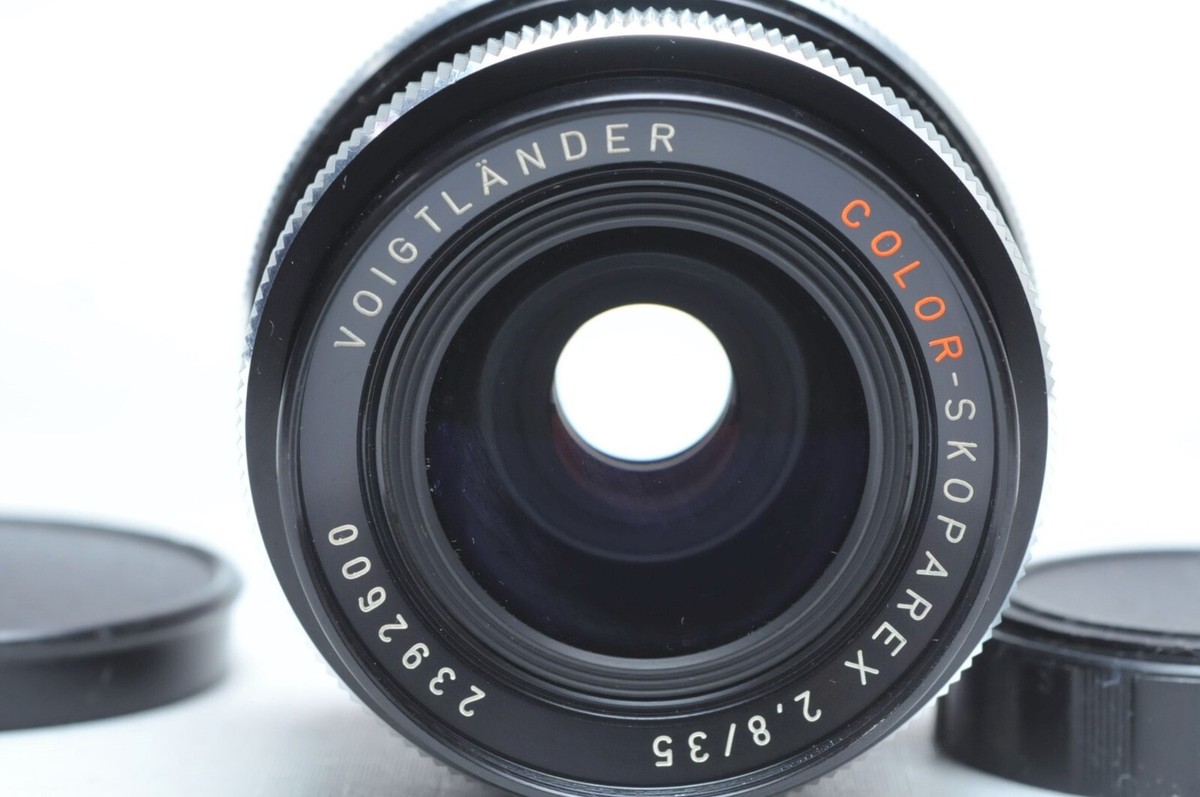 Voigtlander 35mm f2.8 Color-Skoparex Lens Rolleiflex QBM