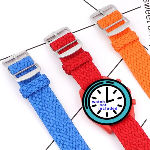 Woven Nylon Strap Sport Fabric Watch Band Wristband Generic Replacement Bracelet - Picture 13 of 36