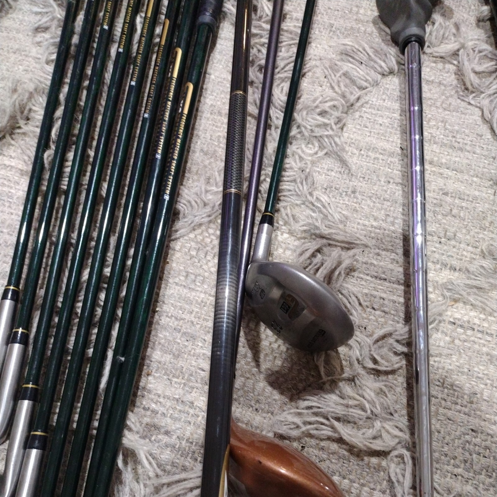 Evolution Golf DC1 golf club set. 3,4,6,7,8,9,PW, GW, 23° Wd, and miac