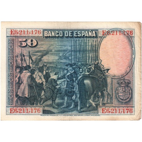 [#249465] Spain, 50 Pesetas, 1928-08-15, VF - Foto 2 di 2