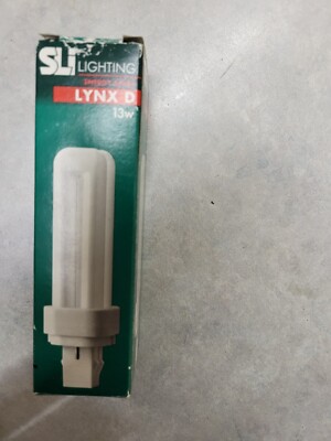 Lynx D 2 Pin 13W GX23-2 CF13LD/841 Compact Fluorescent Light Bulb 26291
