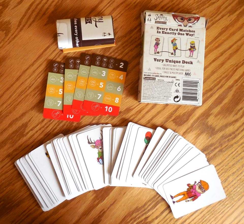 NEW (from the Makers of UNO) "Snappy Dressers" Card Game for 1-10 Players Age 7+ - Image 3 of 3