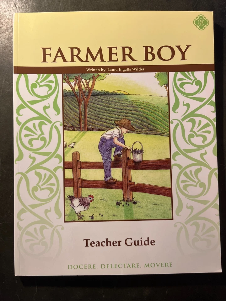 Farmer Boy: Book,  Student Guide, & Teacher Guide, Memoria Press (Lot of 3) - Image 3 of 4