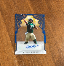Byrum Brown 2025 Leaf Trinity Blue Auto CA-BB1 South Florida Auburn /35