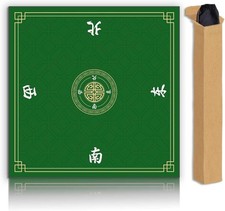 Mahjong Mat, Non-Slip Noise Reducing Game Mat, 31.5 Inch Mahjong Table Mat,Mahjo