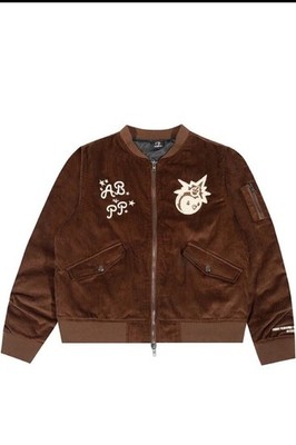 Pudgy Penguins x The Hundreds Bomber Jacket XL Brown Corduroy Adam Bomb NWT