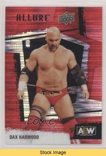 2022 Upper Deck Allure AEW Red Rainbow Dax Harwood #38 READ x9t