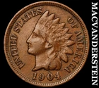 1904 Indian Head Cent- Very Fine+ Better Date No Reserve #i9288