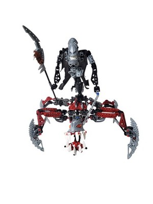 2006 LEGO Bionicle Piraka 8764 VEZON & FENRAKK Glow in Dark Complete Set 