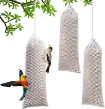 3 Pack Finch Sock Bird Feeders for Outdoor Gardens