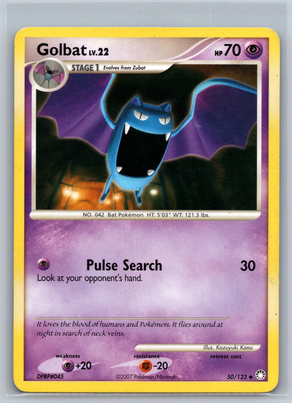 GOLBAT 50/123 UNCOMMON MYSTERIOUS TREASURES POKEMON MP