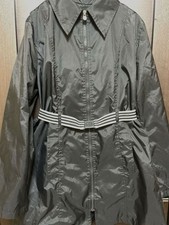 FENDI black nylon coat size 42