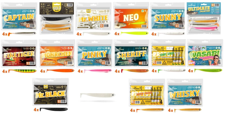 Lieblingsköder 12,5cm alle Farben Gummiköder Gummifisch Softbait DER ANGLER SALE - Bild 1 von 1