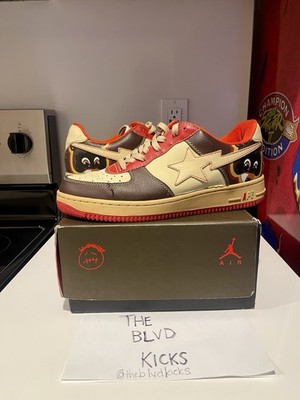 2007 KANYE WEST x A BATHING APE BAPE STA BAPESTA LOW COLLEGE DROPOUT FS-001 11