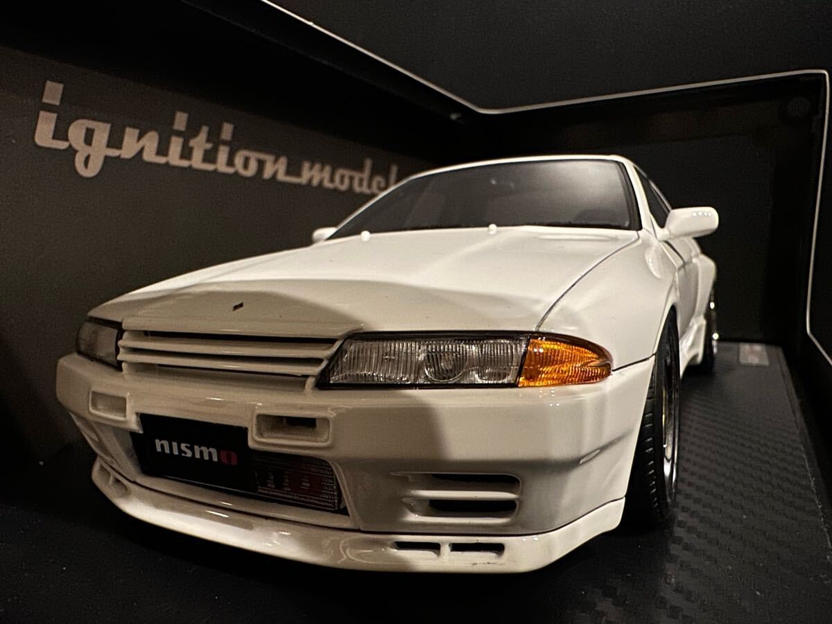 Ignition Model 1/18 Nissan Skyline GT-R Nismo BNR32 White