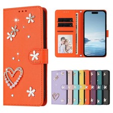 Crystal Love Wallet Leather Phone Case For Ulefone Blackview Wave Umidigi BLU