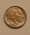 1913-P  type 1 Buffalo Nickel original GEM BU subtle Rainbow TONE  Full Horn