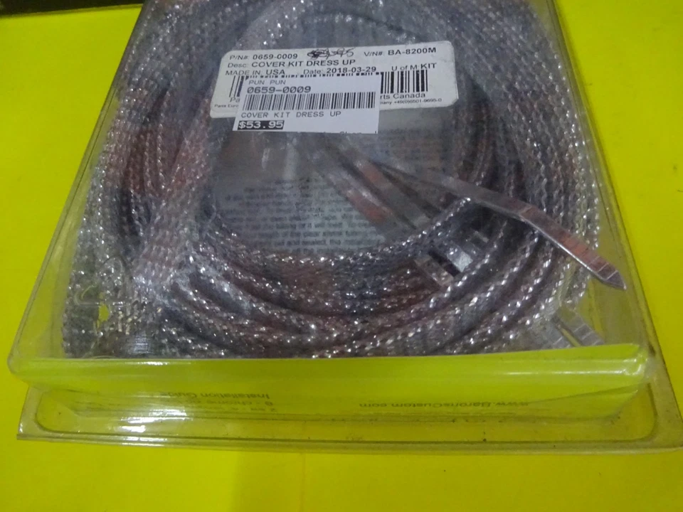 CABLE/LÍNEAS/MANGUERA/CUBIERTA DE CABLE CROMADO EXPANDIBLE PARA OTROS Harley Davidson Foto 3 de 4