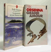 La grammaire est une chanson douce + Grand amour --- 2 livres | Bon état