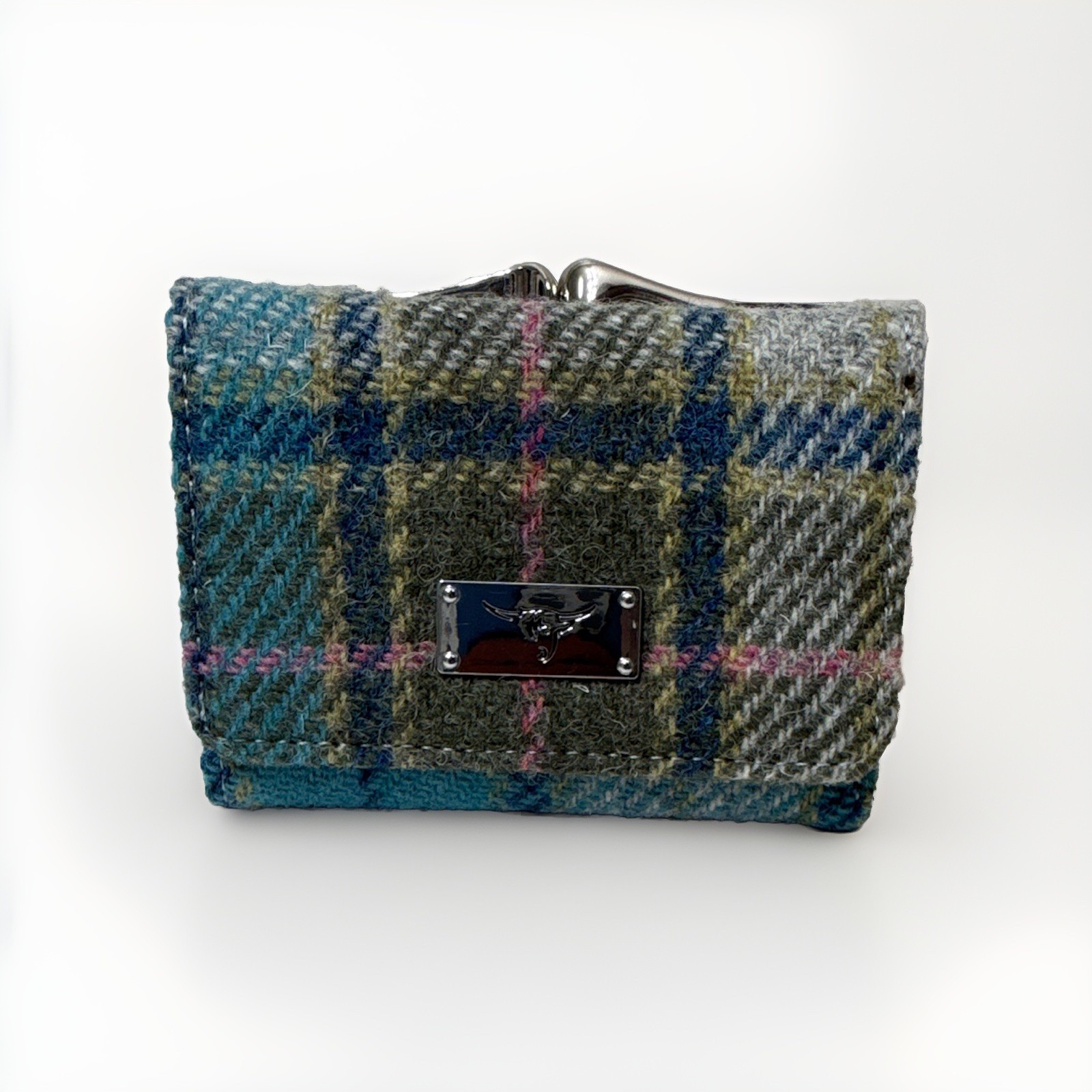 Glen Appin Harris Tweed Plaid Small Crossbody Bag and Wallet image 9