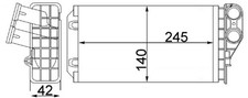 MAHLE Wärmetauscher Innenraumheizung AH 82 000S für PEUGEOT 307 3A SW 3H Break 1